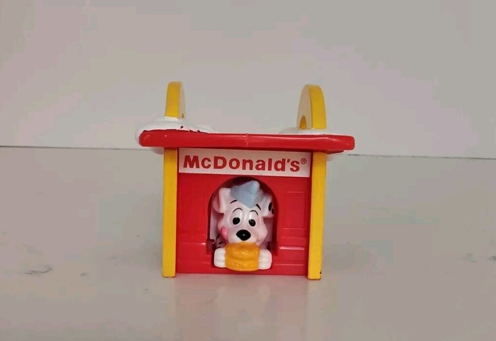 Vtg. Disney 101 Dalmatians McDonald's Happy Meal Toy Dog In McDonald's